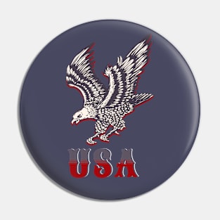 Vintage USA Eagle American Pride Pin