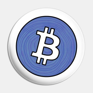 Buy Bitcoin Cryptocurrency Crypto BTC Logo Pin