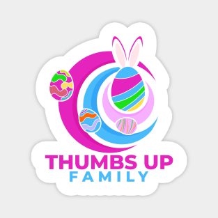 Thumbs Up Family Easter Magnet