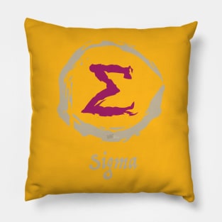 Greek Sigma Pillow