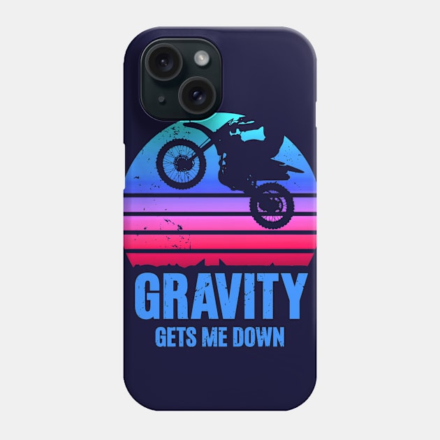 Gravity gets me down Phone Case by retropetrol