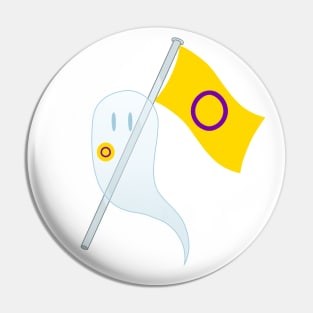 Pride Ghosts - Intersex Pin