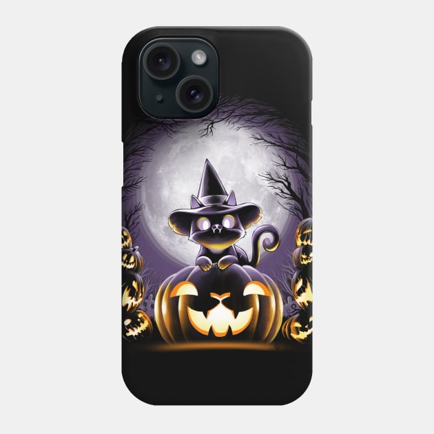 WITCH CAT NIGHT Phone Case by alemaglia