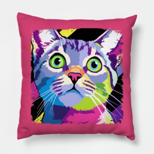 Pixie-bob Pop Art - Cat Lover Gift Pillow