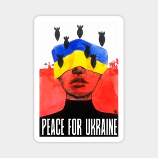 Peace for Ukraine Magnet