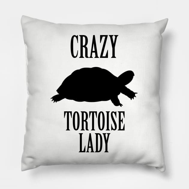 Crazy Tortoise Lady Pillow by The Lemon Stationery & Gift Co