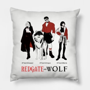 Redgate and Wolf Pillow