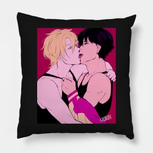 Ash and Eiji Kiss Pillow