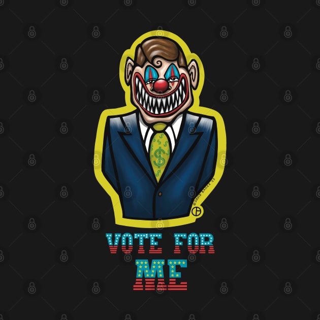 Clown Politician by Art from the Blue Room