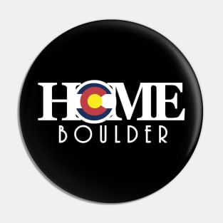 HOME Boulder (long white text) Pin