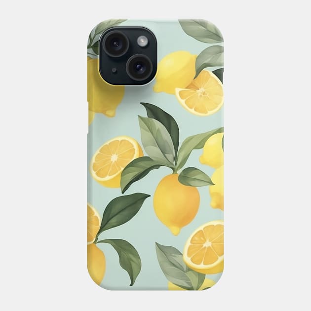 Lemon Breeze Phone Case by niche studio