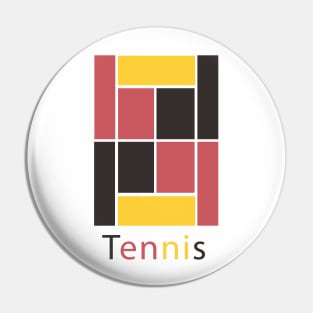 TENNIS COURT PALETTE Pin