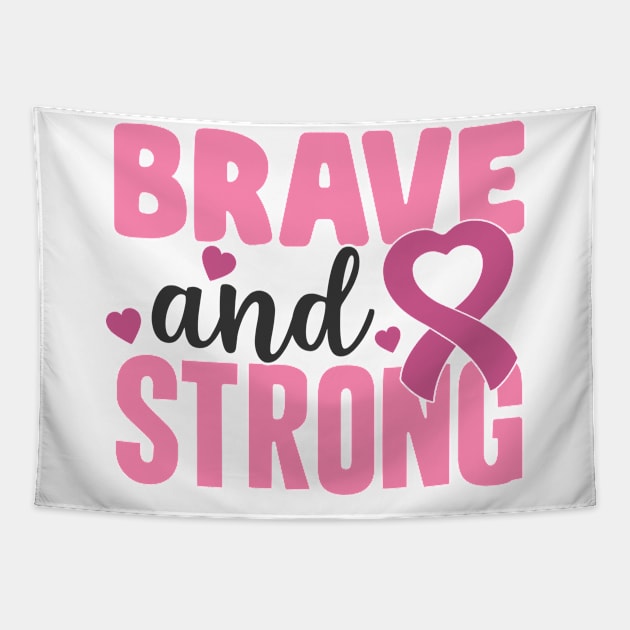 brave and strong Tapestry by CrankyTees