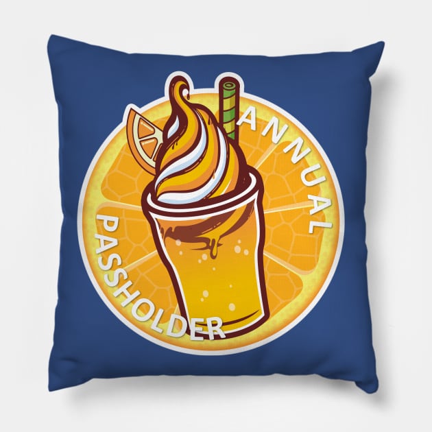 Citrus Swirl Passholder Pillow by EnchantedTikiTees