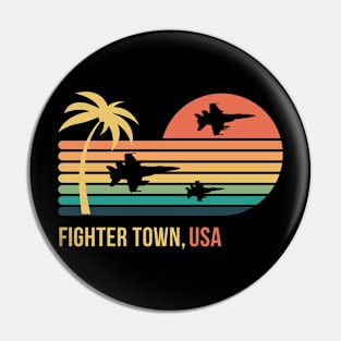 Fighter Town USA Pin