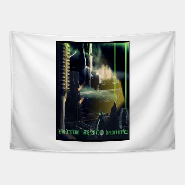 Brave  New World Tapestry by micjammusic