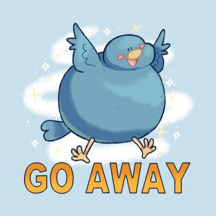 Go Away Bird Prints T-Shirt