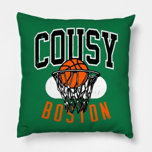 Vintage Boston 80's Basketball Shirt Pillow