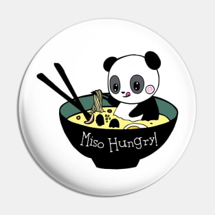 Miso Hungry Panda Pin