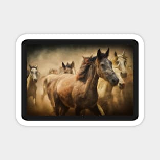 Wild Horses Magnet