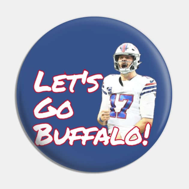 Ctwpod Josh Allen Let’s Go Buffalo Pin