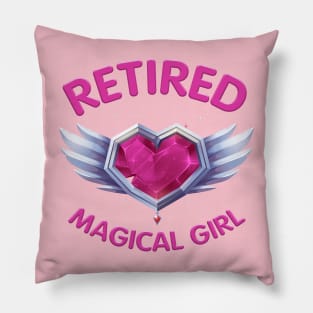 Retired Magical Girl / Funny Anime Shirt / Cute Japan Kawaii TShirt / Funny Gift For Anime Fan / Mahou Shoujo / Magical Girl Shirt Pillow