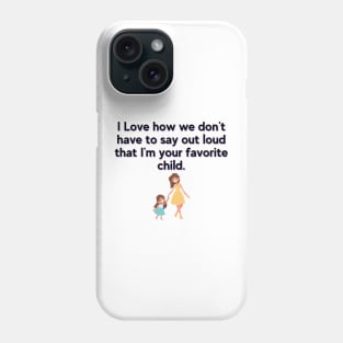 MOM is love Phone Case