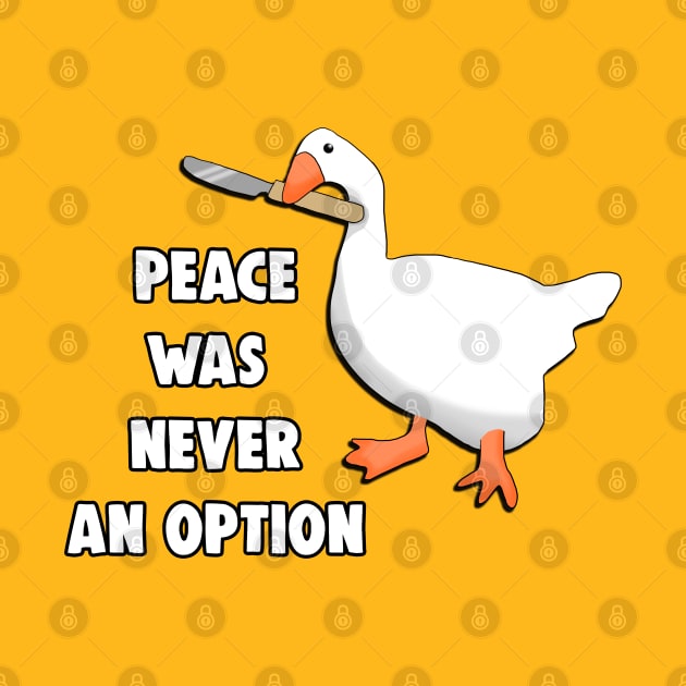 Peace Was Never An Option Meme by Barnyardy