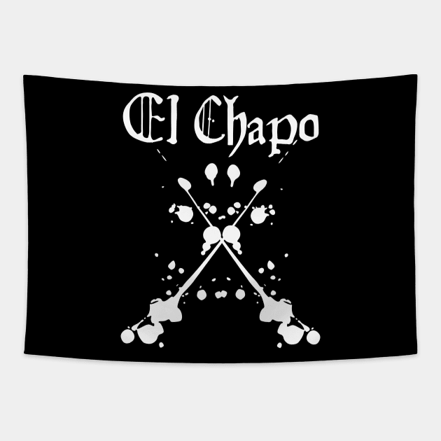 El Chapo - abstract blood Tapestry by RIVEofficial