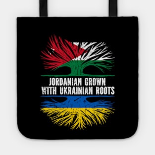 Jordanian Grown with Ukrainian Roots Flag Tote