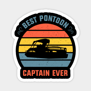 Best pontoon captain ever Magnet