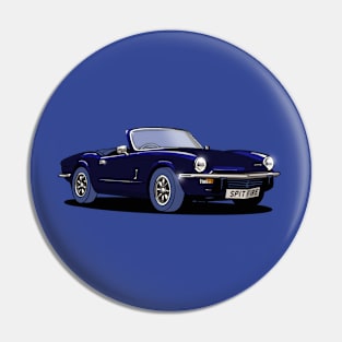 Triumph Spitfire Mk. IV in blue Pin