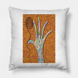 Finger Painting Pillow