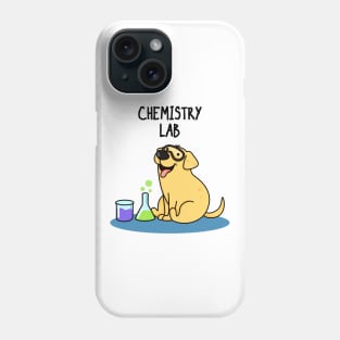 Chemistry Lab Funny Labrador Dog Pun Phone Case