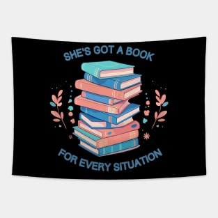 Shes got a book for every situation Tapestry