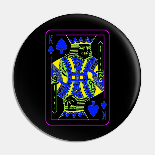 King of Spades Bright Mode Pin by inotyler