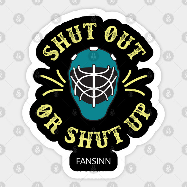 Hockey Helmet Sports Team Puck Gift Gate Ice Hockey Sticker Teepublic