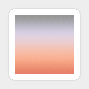 Grey and smoky pink color gradient Magnet