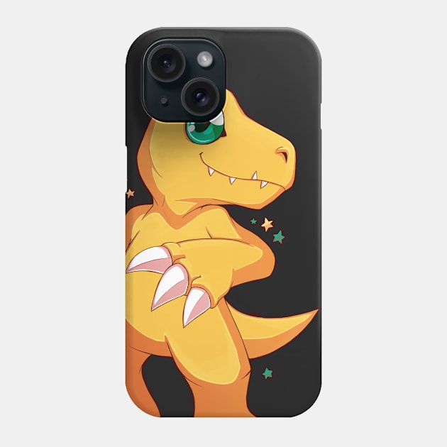 Agumon! Phone Case by LazyNinjartist