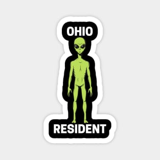 Ohio Resident Alien Meme Magnet