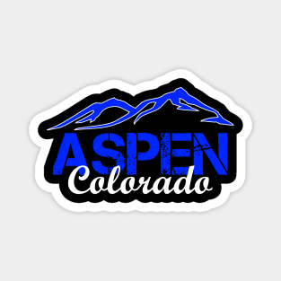 Aspen Colorado Rocky Mountains Magnet