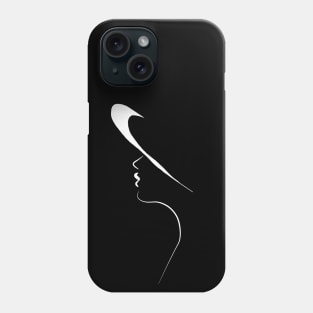 Woman with a Hat - 50's Fashion Phone Case