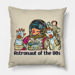 Astronaut of the 80s Pillow