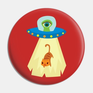 UFO cat abduction Pin