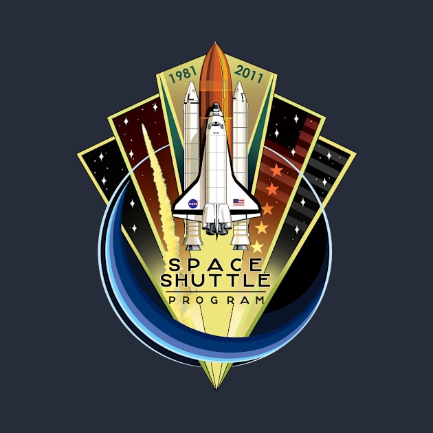 NASA Space Shuttle Program Commemorative Patch by Blake Dumesnil Designs