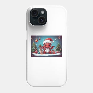 Little Welsh Christmas Party Dragon Phone Case