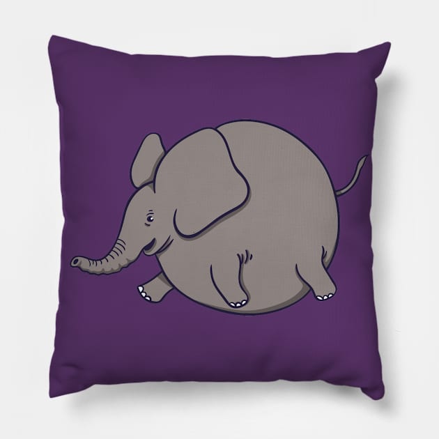 Eleflated Pillow by Moe Tees