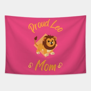 Proud Leo Mom Zodiac Astrology Tapestry