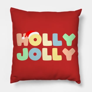 HOLLY JOLLY CHRISTMAS Pillow