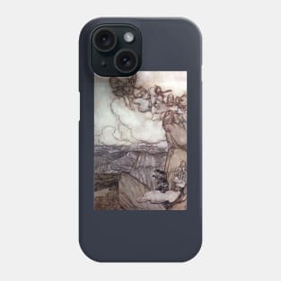 These Fairy Mountains - Arthur Rackham Phone Case